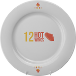 Branded 12 Inch Winged Plate