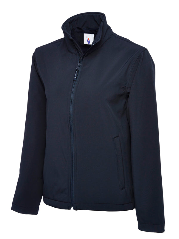 Branded Classic Full Zip Soft Shell Jacket