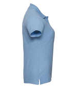 Russell Ladies Classic Poly/Cotton Piqué Polo Shirt Sky Blue