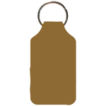 Recycled Imitation Leather Key Fob - Square Shape