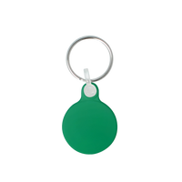 30mm Circle Keyring