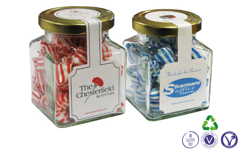 Traditional Jar of Colour Matched Humbugs