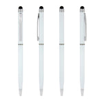 BIC® Sleek Stylus Pen White with Black Ink