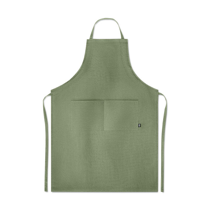 Hemp adjustable apron 200 gr/m² Green