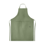 Hemp adjustable apron 200 gr/m² Green