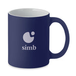 Branded Matt coloured mug 300 ml