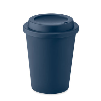 Double wall tumbler PP 300 ml with drinking lid