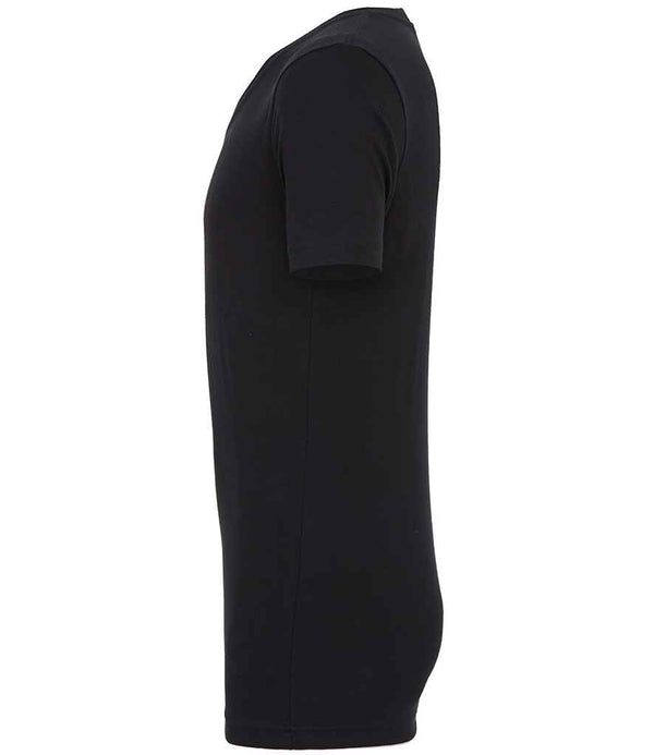 Canvas Unisex Jersey V Neck T-Shirt Black