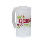 Frosted Glass Beer Stein