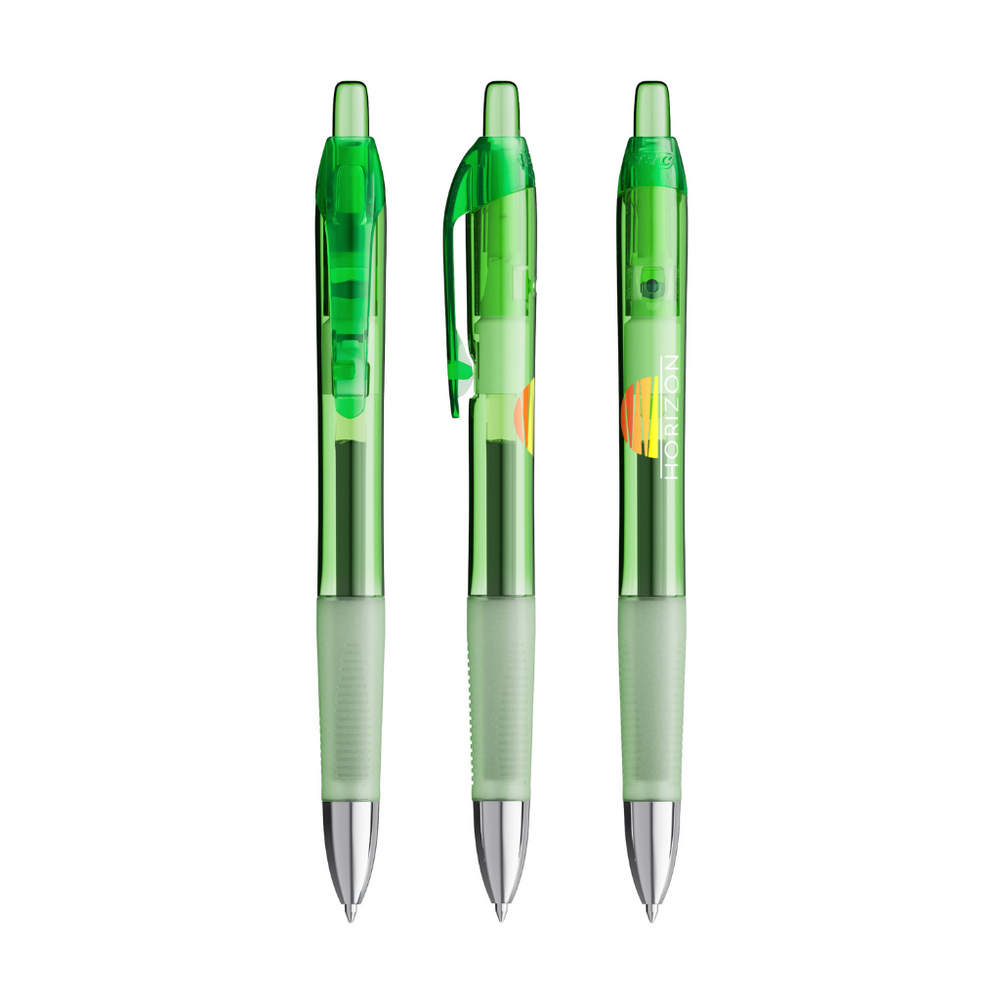 BIC® Intensity® Gel Clic Green with Blue Ink