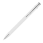 MOLE-MATE ball pen with chrome trim White