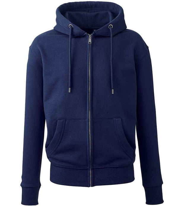 Anthem Organic Full Zip Hoodie Oxford Navy