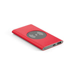 CASSINI. Aluminium portable battery and wireless charger 4'000 mAh