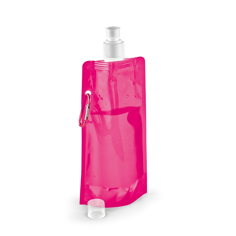 Kwill Foldable Sports Bottle with Carabiner Clip - 460ml
