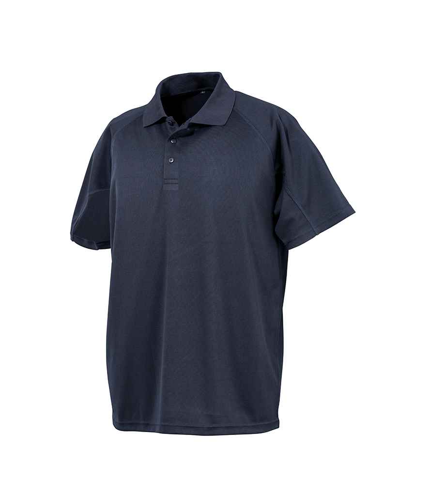 Spiro Impact Performance Aircool Polo Shirt Navy