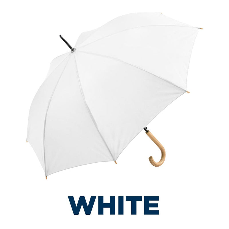 Fare ÖkoBrella Automatic Opening Umbrella with Wooden Crook Handle - 1000mm