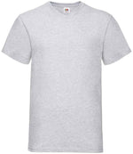 Fruit of the Loom V Neck Value T-Shirt Heather Grey