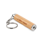 Branded Mini bamboo torch with keyring