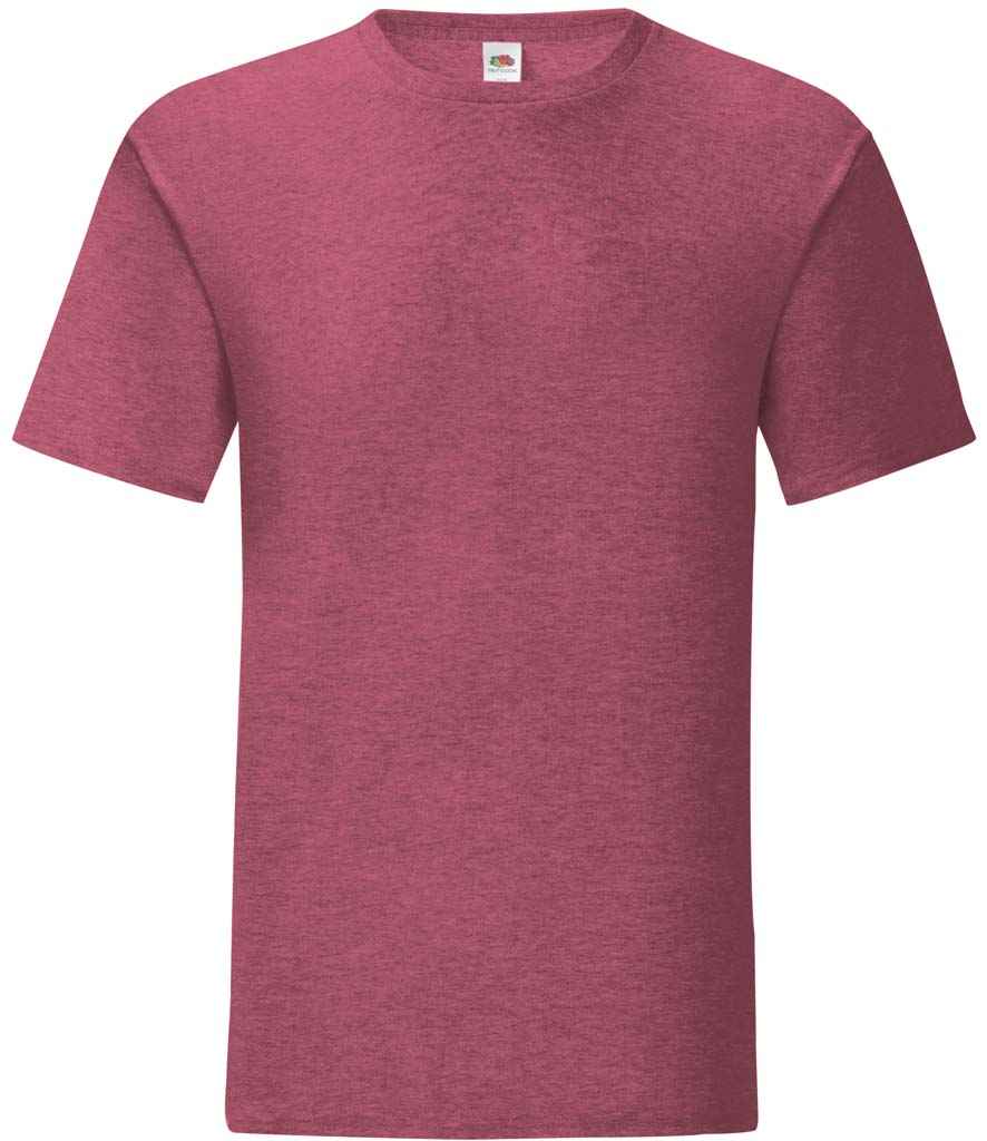 Fruit of the Loom Iconic 150 T-Shirt Heather Burgundy