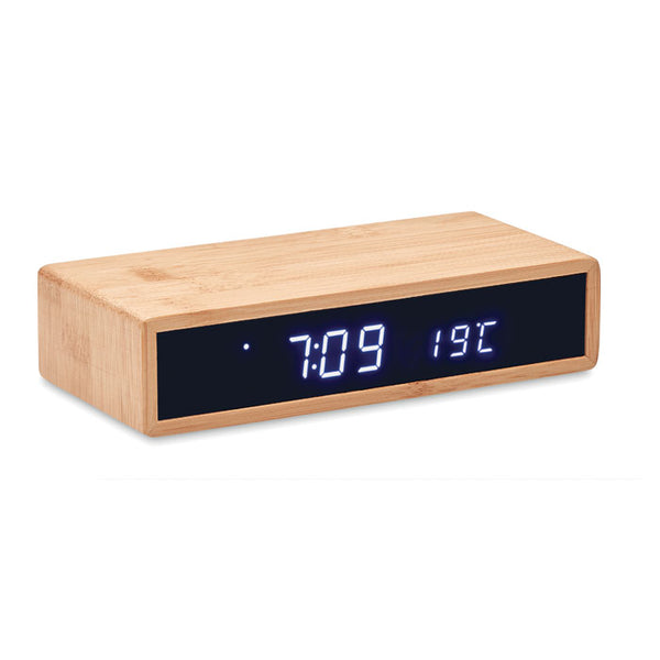 Branded Wireless charger in bamboo 5W
