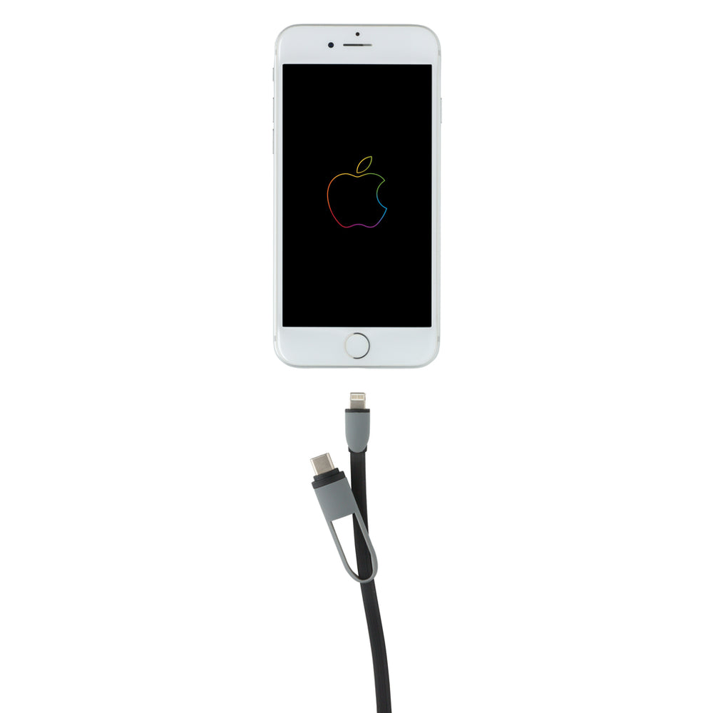 Branded 3-in-1 retractable cable