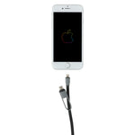 Branded 3-in-1 retractable cable