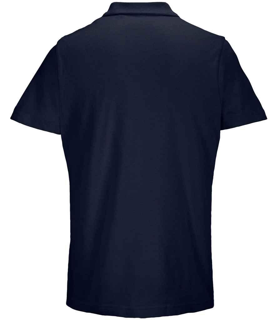 SOL'S Unisex Pulse Twin Piqué Polo Shirt French Navy