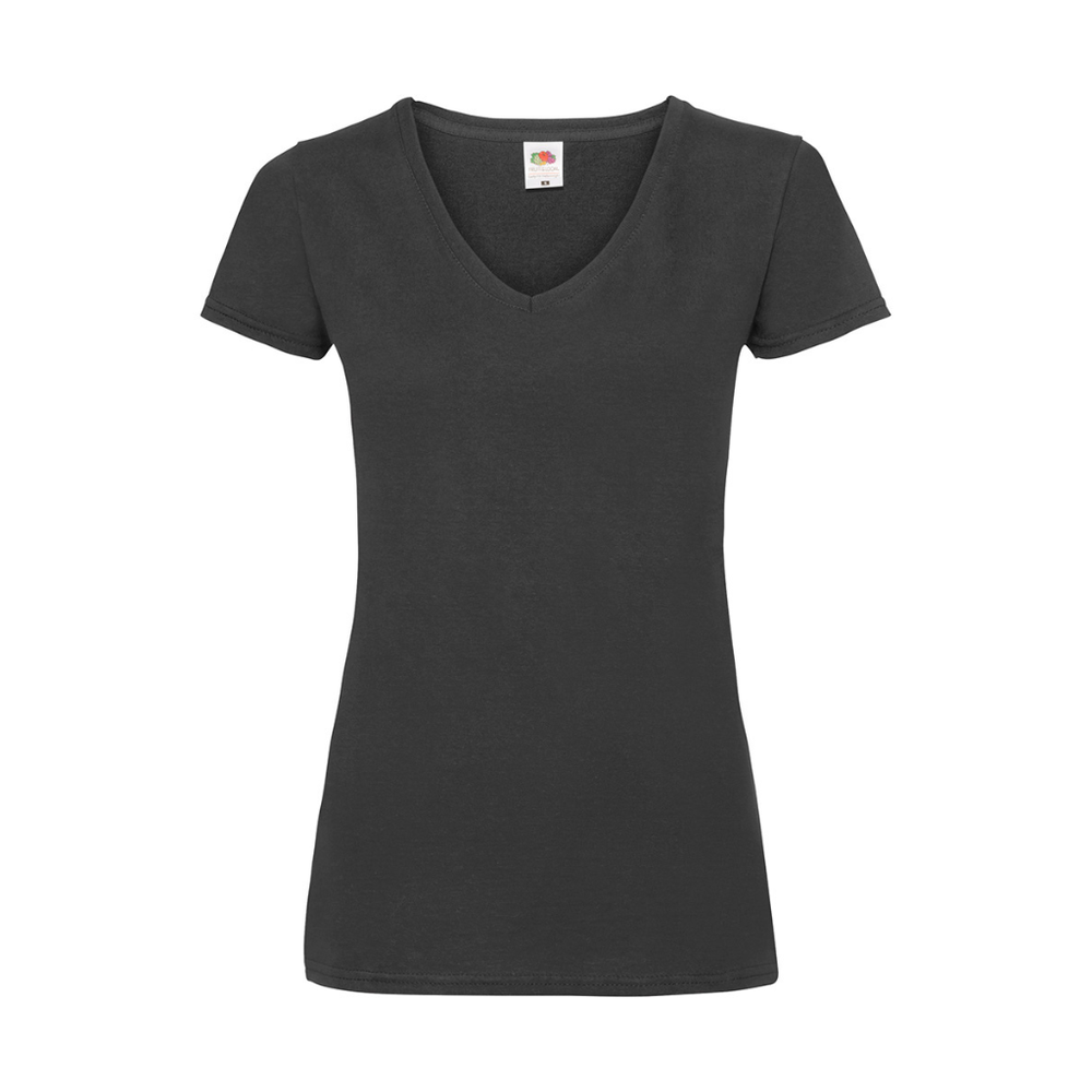Fruit of the Loom Lady Fit Value V Neck T-Shirt