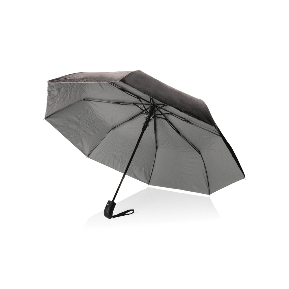 Branded 21" Impact AWARE™ RPET 190T Pongee dual colour mini umbrella