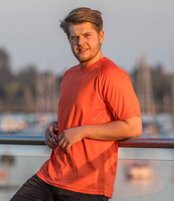 Spiro Impact Performance Aircool T-Shirt Orange