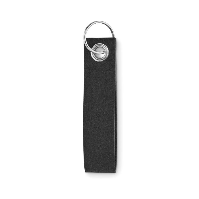 Branded Rectangular RPET felt keyring