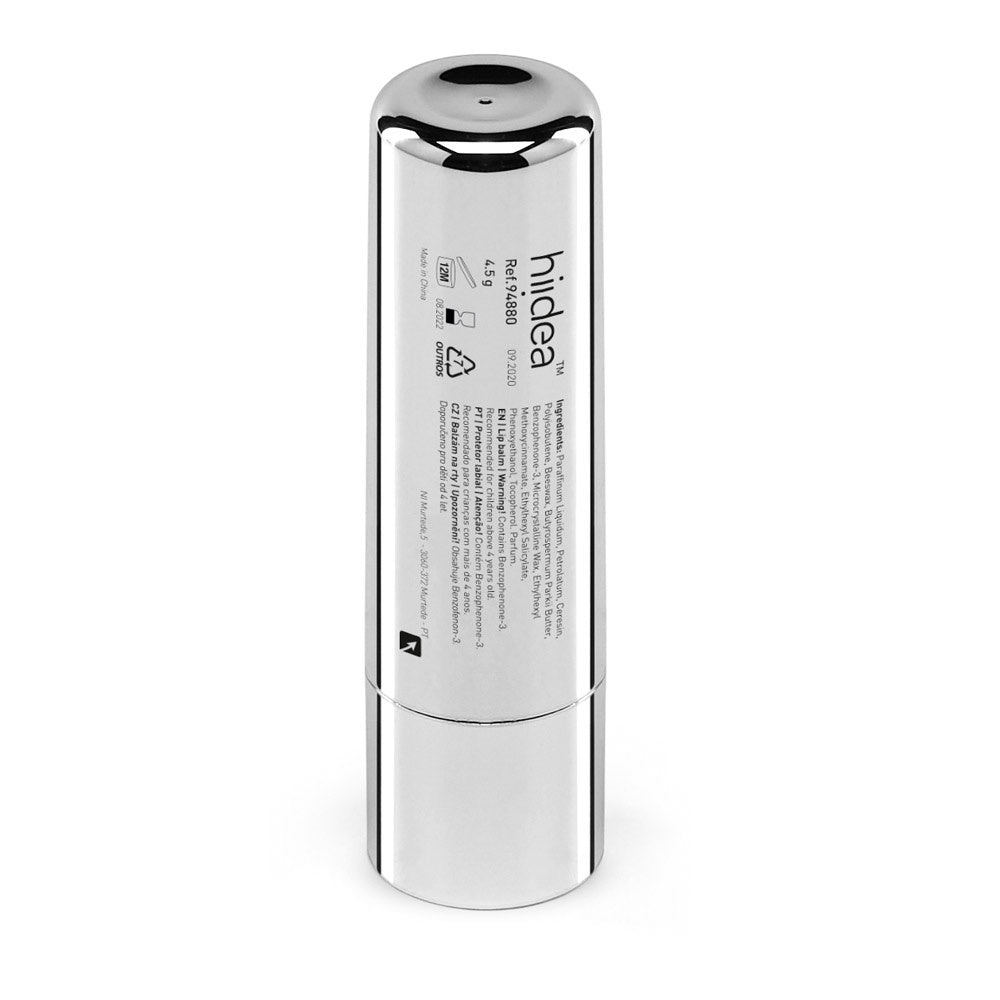 SCARLETT. Lip Balm in mirror finish metal case