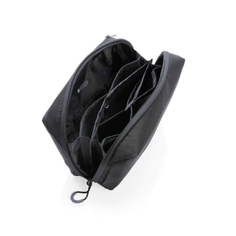 Branded Swiss Peak AWARE™ tech pouch PVC free