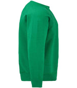 Fruit of the Loom Classic Raglan Sweatshirt Heather Green