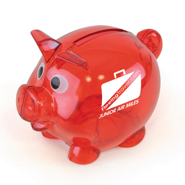 Piglet Bank Mini Single Slot Translucent piggy bank