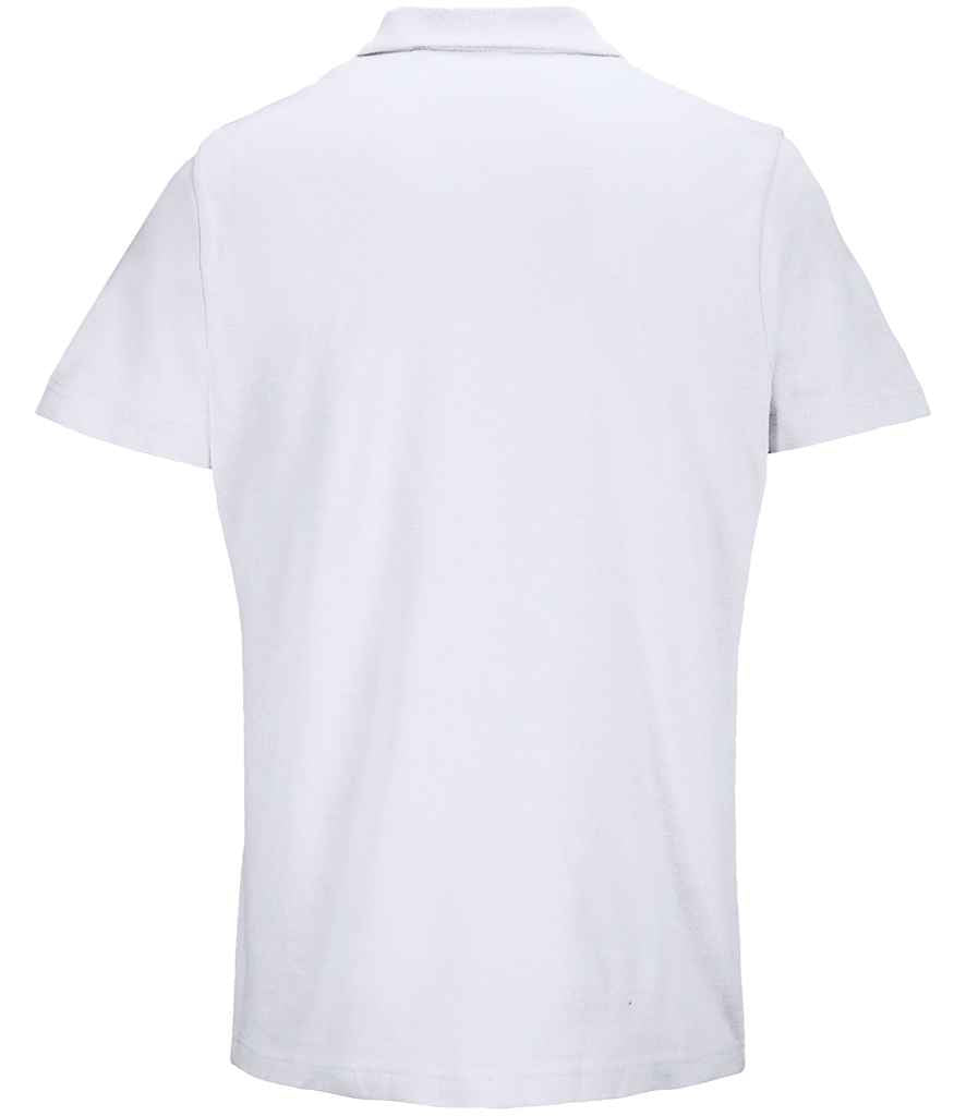SOL'S Unisex Pulse Twin Piqué Polo Shirt White