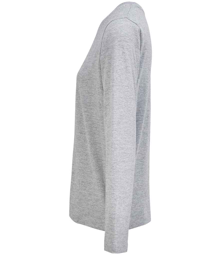 SOL'S Ladies Monarch Long Sleeve T-Shirt Grey Marl