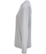 SOL'S Ladies Monarch Long Sleeve T-Shirt Grey Marl
