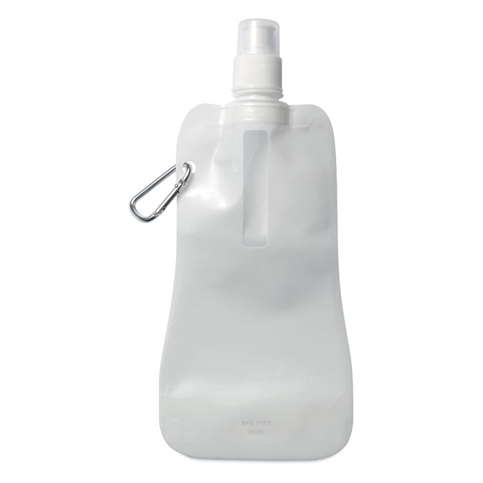 Promotional Foldable water bottle | Roll up Eco Bottle with Carabiner