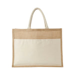 Branded Bromley Pocket Jute Bag