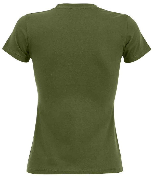 SOL'S Ladies Imperial Heavy T-Shirt Dark Khaki