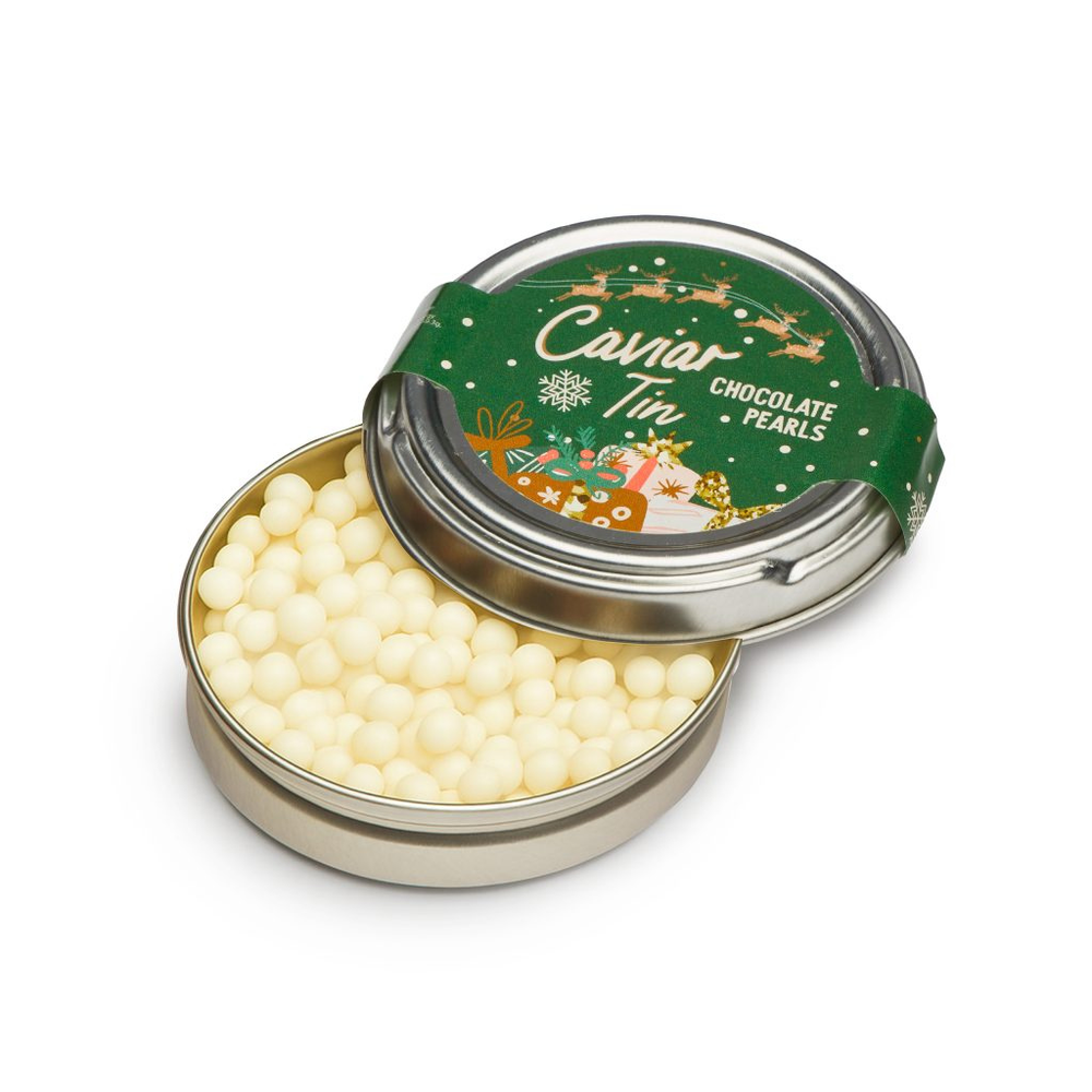 Caviar Tin - Chocolate Pearls Bespoke