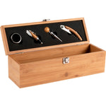 Branded Tensing Bamboo wine giftset (4pc)