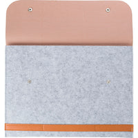 Cheddon RPET felt laptop pouch