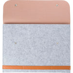 Branded Cheddon RPET felt laptop pouch