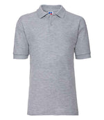 Russell Schoolgear Kids Poly/Cotton Piqué Polo Shirt Light Oxford
