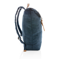 Canvas laptop backpack PVC free