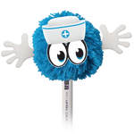 Pencils with Your Choice of Mophead Character Attached