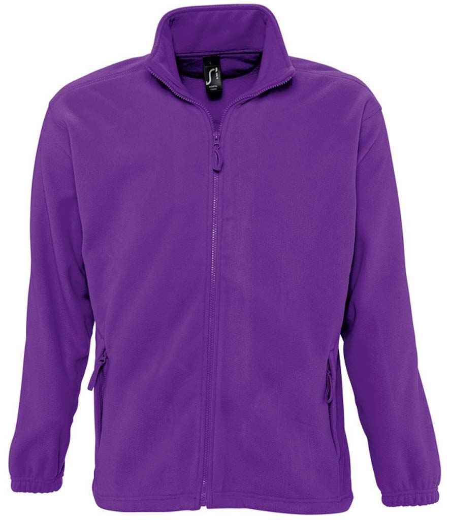 SOL'S North Fleece Jacket Dark Purple
