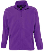 SOL'S North Fleece Jacket Dark Purple